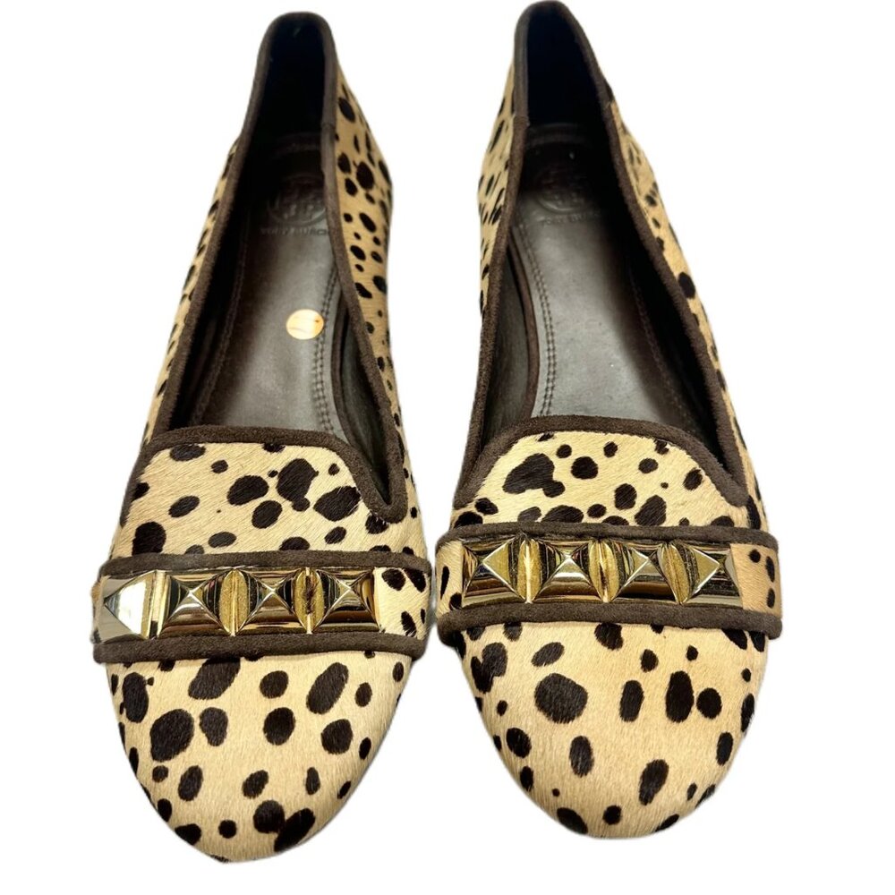 Tory Burch Animal Print Flats SIZE 9M